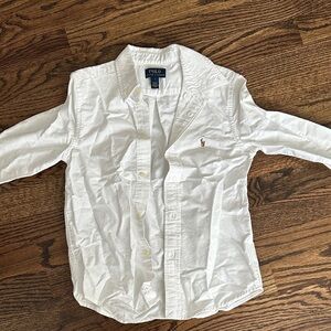 Polo by Ralph Lauren White Button-Down Oxford Shirt